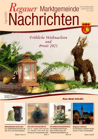 Titelblatt Gemeindenachrichten Nr. 6/2020